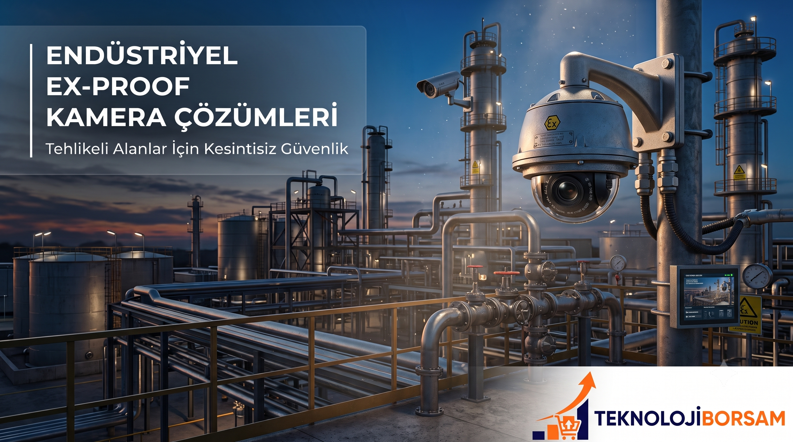 Exproof Kamera Nedir? ATEX ve IECEx Sertifikalı Patlamaya Dayanıklı Kameralar